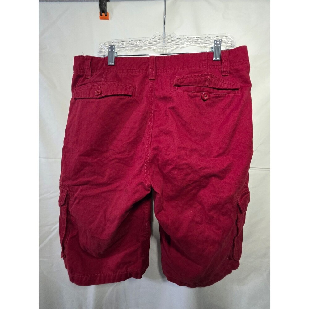 GUESS Mens Cargo Shorts X20D12WBC01 Red Size 34 Los Angeles Casual - Picture 6 of 8
